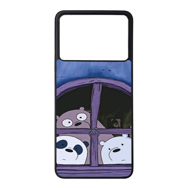  کاور گالری وبفر طرح سه خرس مناسب برای گوشی موبایل شیائومی poco x6 pro