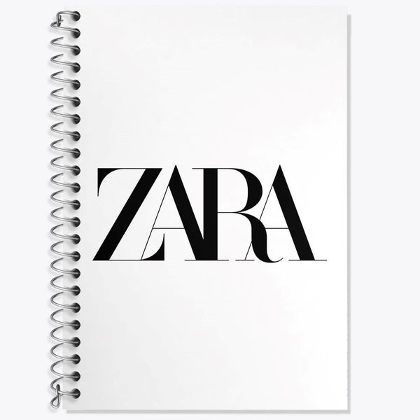 دفتر زبان 50 برگ خندالو مدل سه خط طرح زارا Zara کد 8419