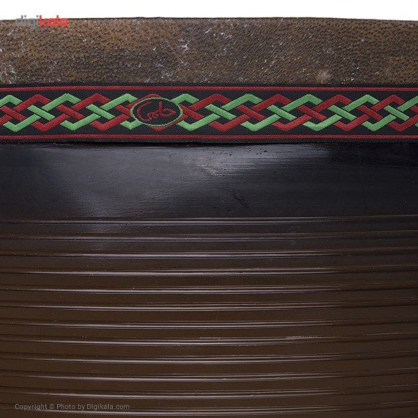 تنبک حلمی مدل فایبر قهوه‌ای سوخته با پوست شتر سایز 28