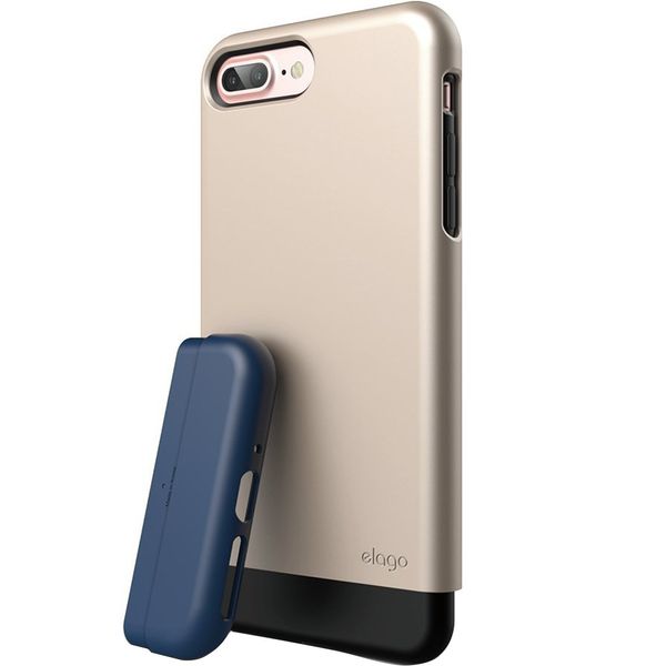 کاور الاگو مدل S7P Glide Dark Blue مناسب برای گوشی موبایل آیفون 7 پلاس