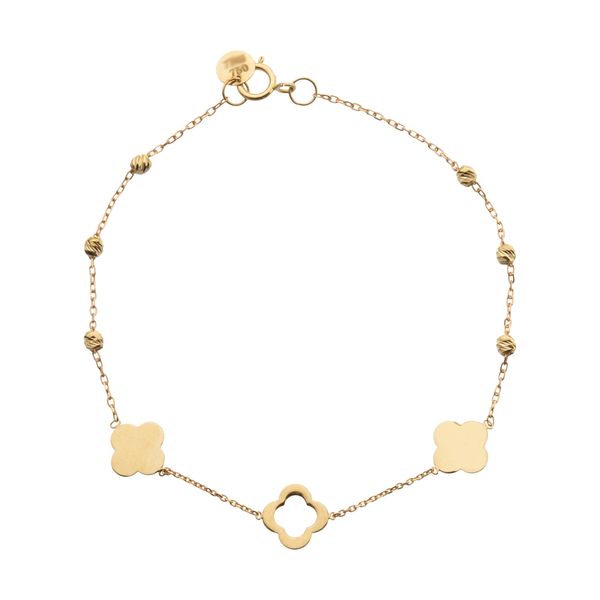دستبند طلا 18 عیار زنانه ناتروسا مدل NG256