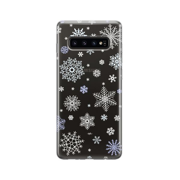 کاور وینا مدل Snowflakes مناسب برای گوشی موبایل سامسونگ Galaxy S10 Plus 