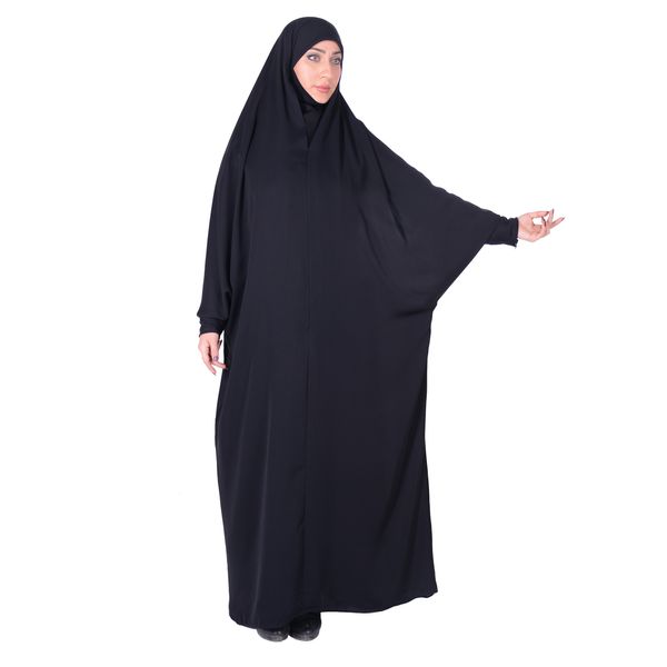 چادر حجاب جلابیب کرپ کریستال شهر حجاب مدل 8006