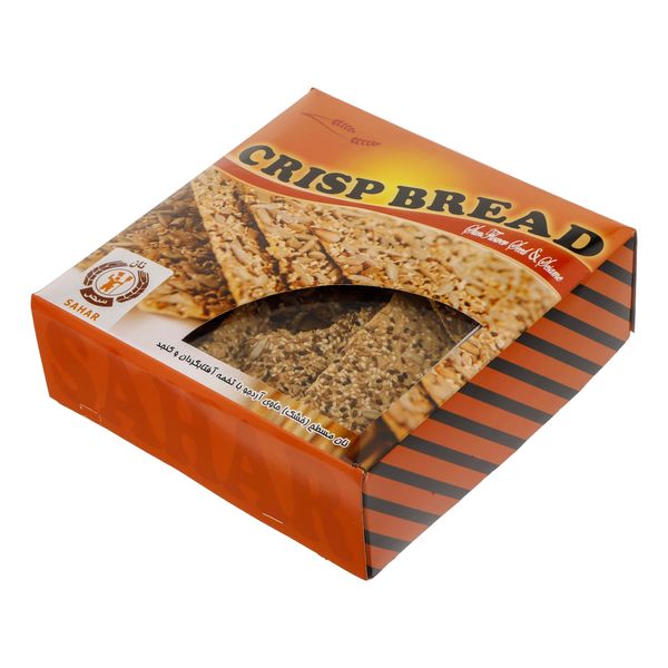 ‫نان آرد جو به همراه تخمه آفتاب‬‏گردان نان سحر - 500 گرم