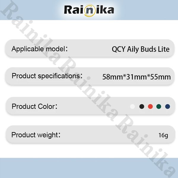 کاور رینیکا مدل T29 Aily Buds Lite مناسب برای کیس کیو سی وای T29 AilyBuds Lite