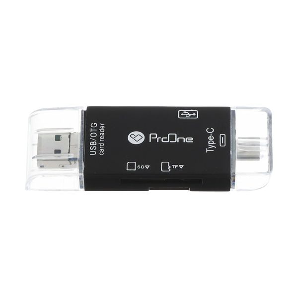 مبدل USB-C / USB / microUSB به SD / USB / TF پرووان مدل PCO03