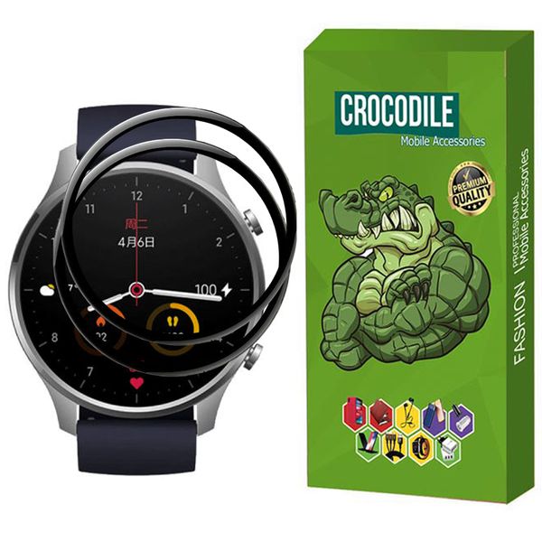 محافظ صفحه نمایش کروکودیل مدل C-PWM مناسب برای ساعت هوشمند شیائومی Mi Watch Color بسته 2 عددی
