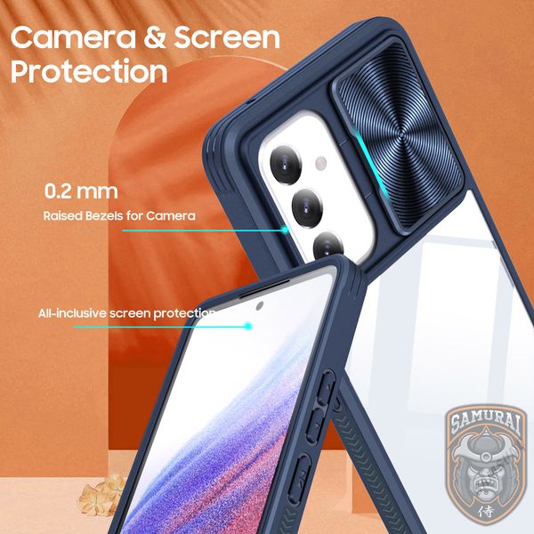 کاور سامورایی مدل Lens Slide مناسب برای گوشی موبایل سامسونگ Galaxy A55 / A55 5G