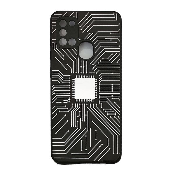 کاور کیس تیفای طرح الکترونیکی کد N-10 مناسب برای گوشی موبایل سامسونگ Galaxy A21S