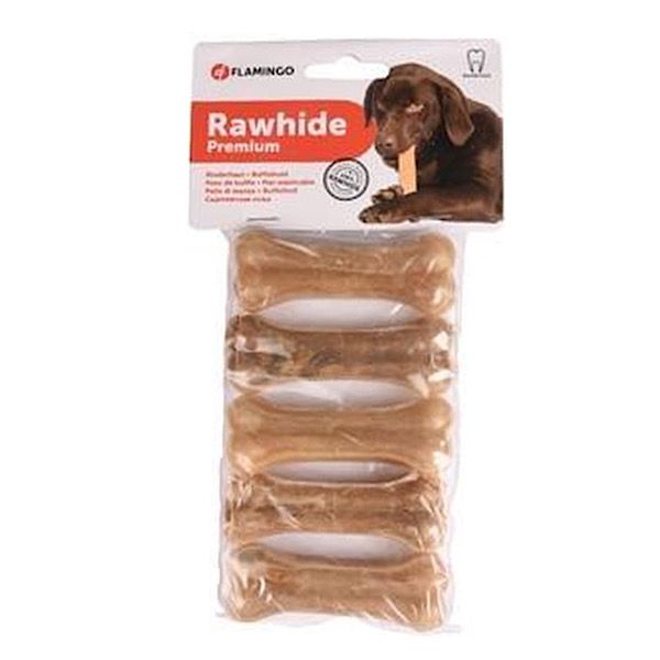 تشویقی سگ فلامینگو مدل rawhide premium وزن 100 گرم