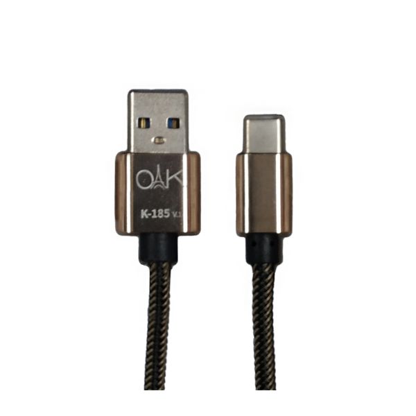 کابل تبدیل USB به USB-C او آک مدل K-185 طول 1متر