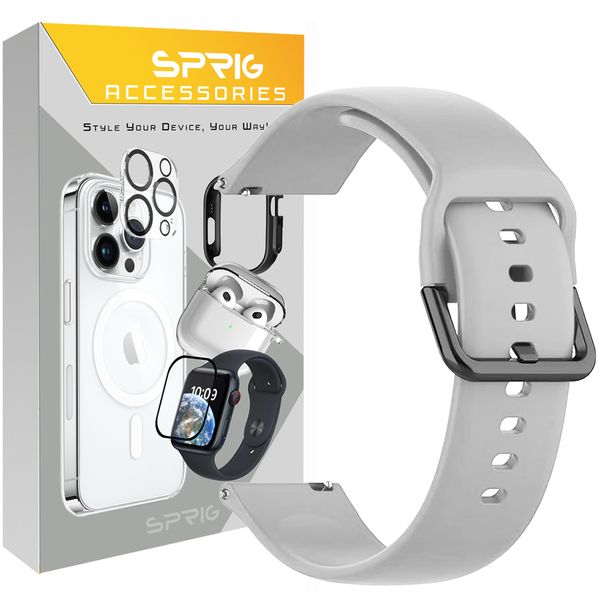 بند اسپریگ مدل Silicone SGK TW مناسب برای ساعت هوشمند سامسونگ Galaxy Watch 3 45mm