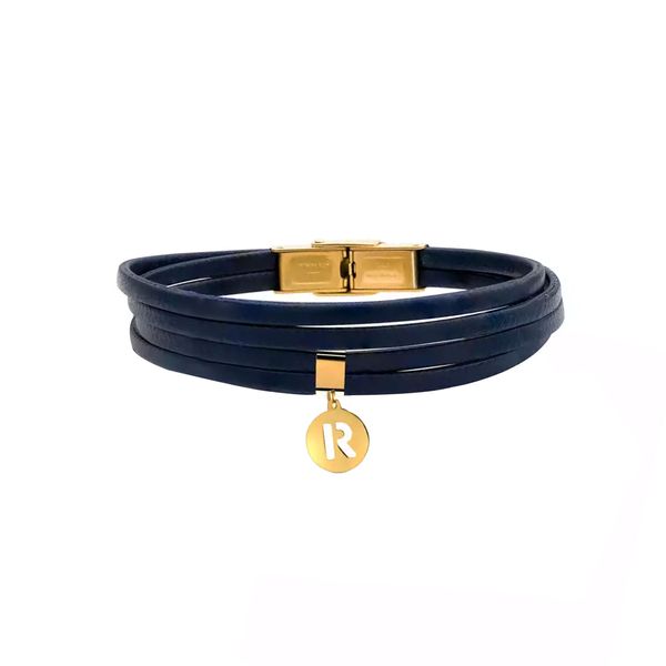 دستبند طلا 18 عیار زنانه روبی آرت گالری مدل حروف R