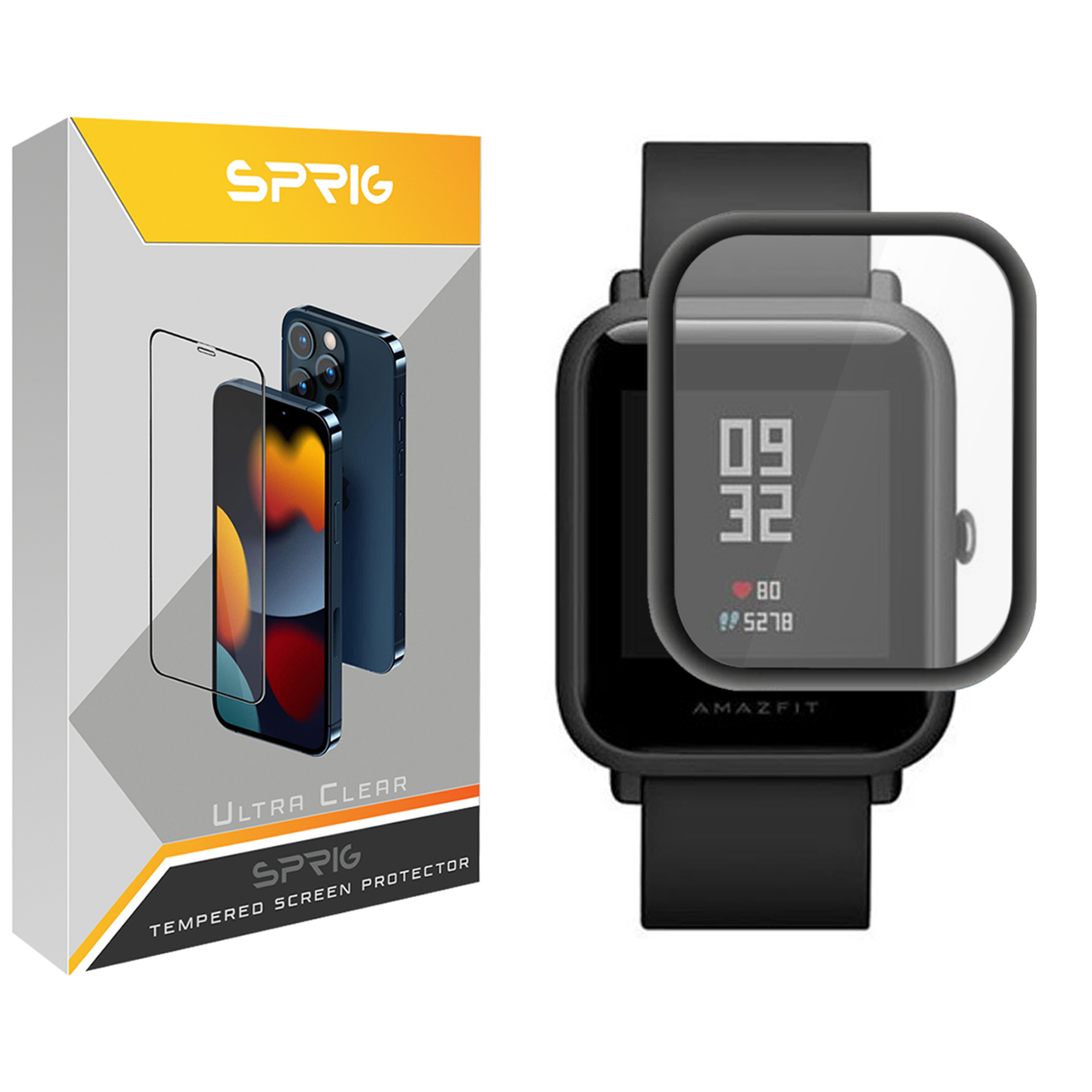   محافظ صفحه نمایش نانو اسپریگ مدل SPG مناسب برای ساعت هوشمند شیائومی امیزفیت Bip