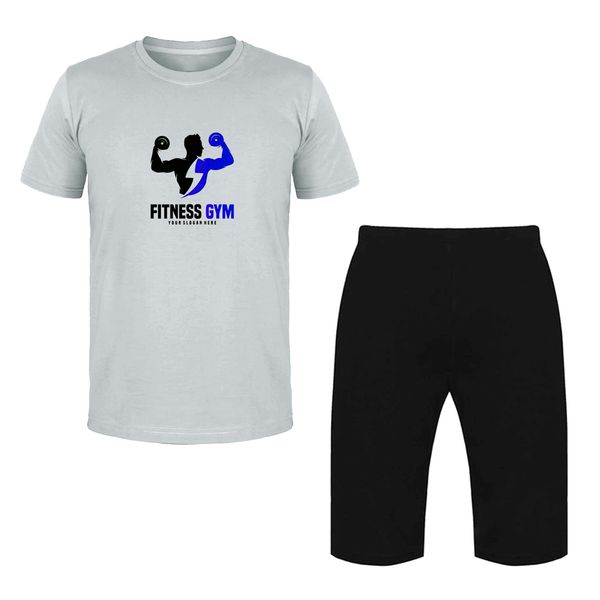 ست تی شرت و شلوارک مردانه مدل SPORT کد L18 