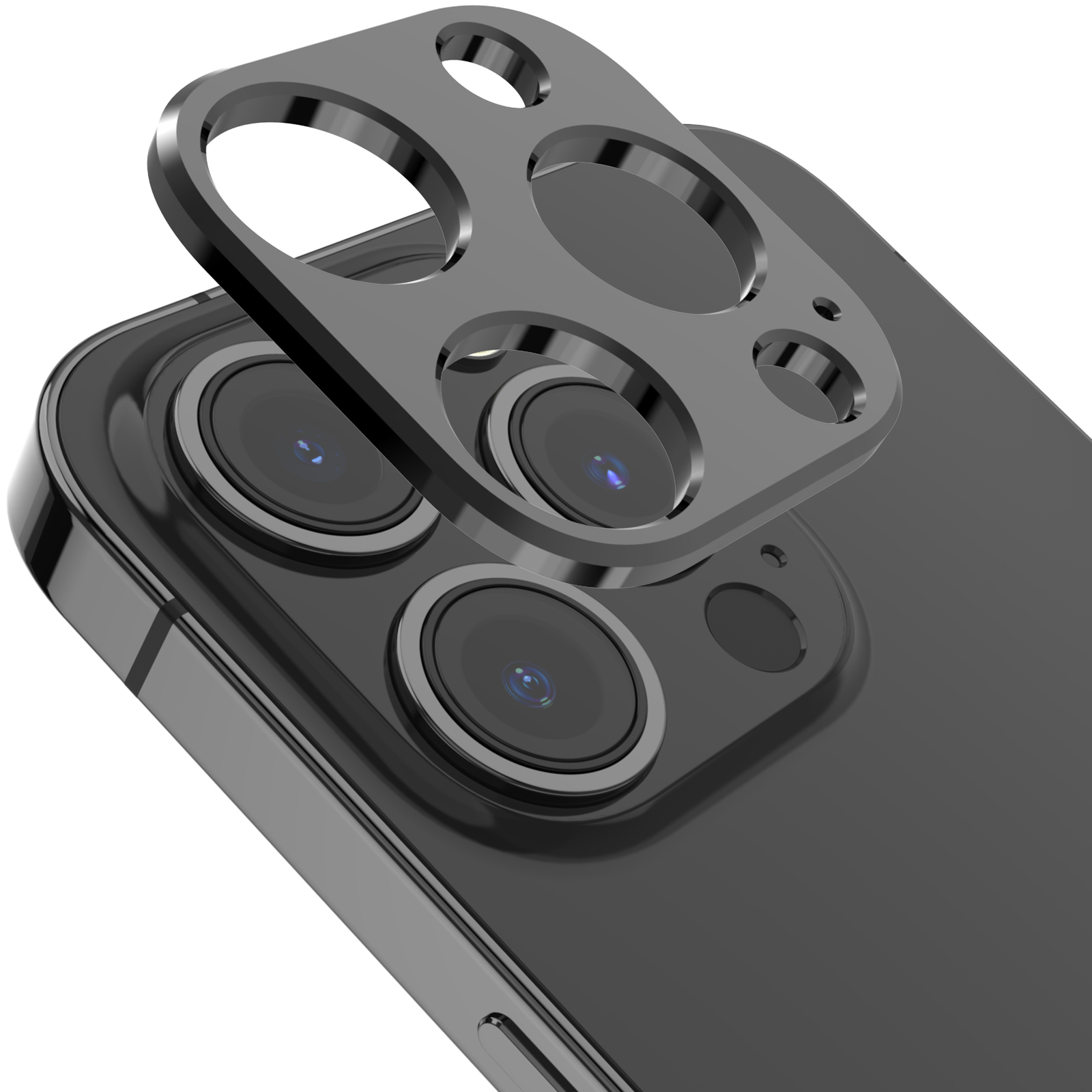 محافظ لنز دوربین آهااستایل مدل WG62-2 مناسب برای گوشی موبایل اپل iPhone 13 pro / 13 Pro max بسته 2 عددی