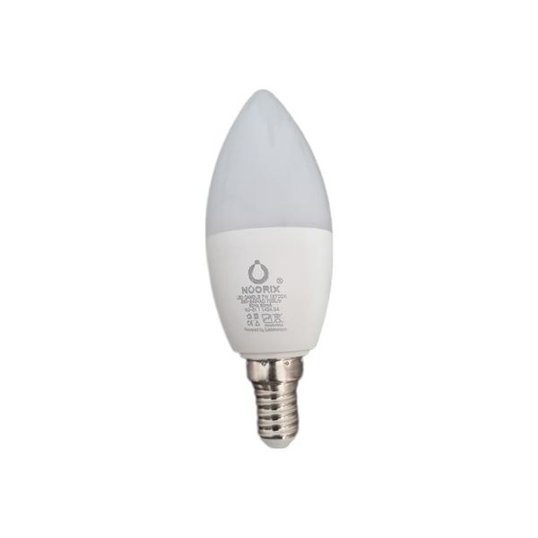 لامپ شمعی نوریکس مدل 7 وات کندل مات پایه E14
