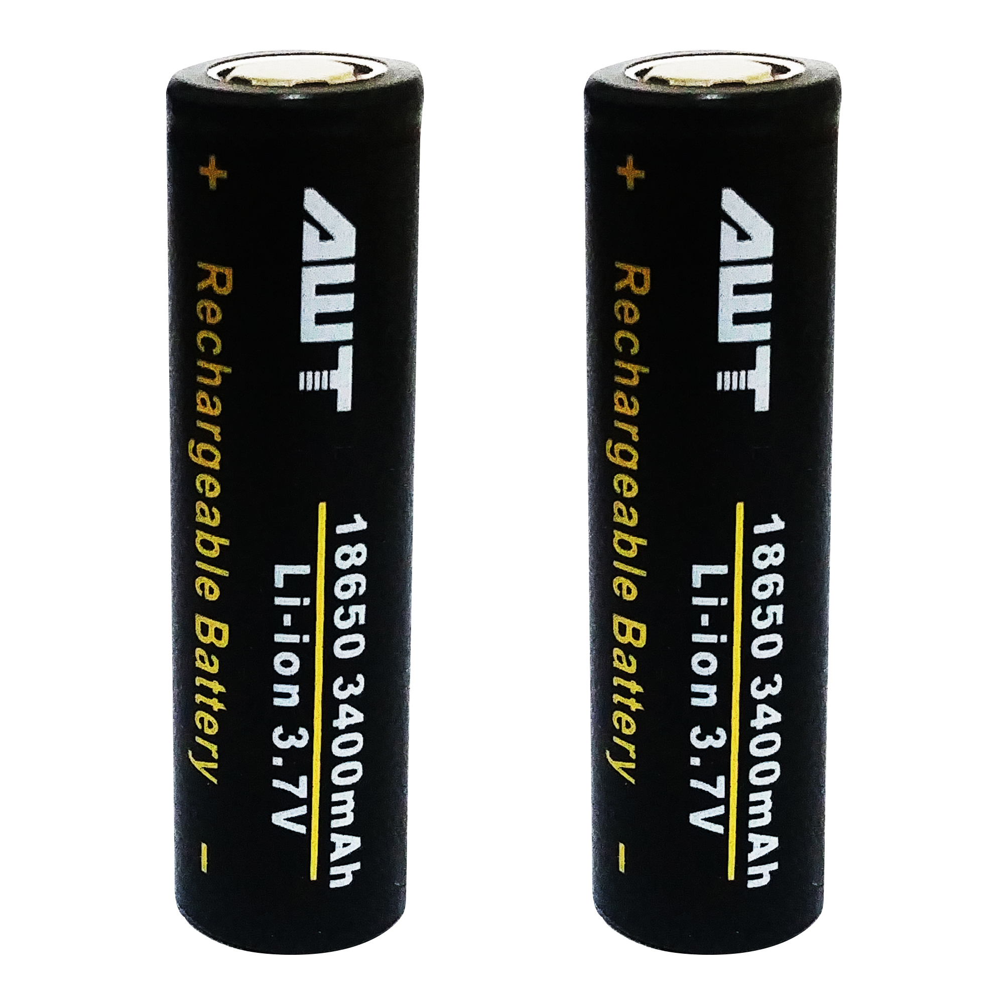 باتری لیتیوم یون قابل شارژ ای دبلیو تی کد 18650 ظرفیت 3400 میلی آمپرساعت بسته 2 عددی