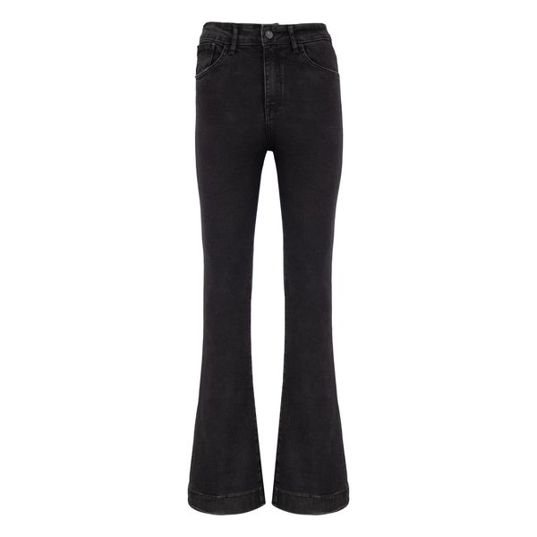 شلوار جین زنانه سرژه مدل 221163 رنگ مشکی