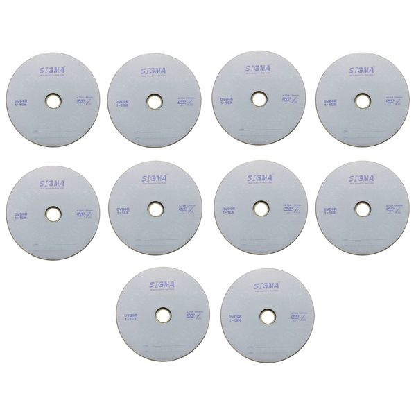 دی وی دی خام سیگما مدل DVD-R 16X بسته 10 عددی