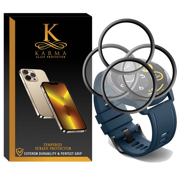 محافظ صفحه نمایش کارما مدل KA-PM مناسب برای ساعت هوشمند شیائومی Watch Color 2 بسته چهار عددی