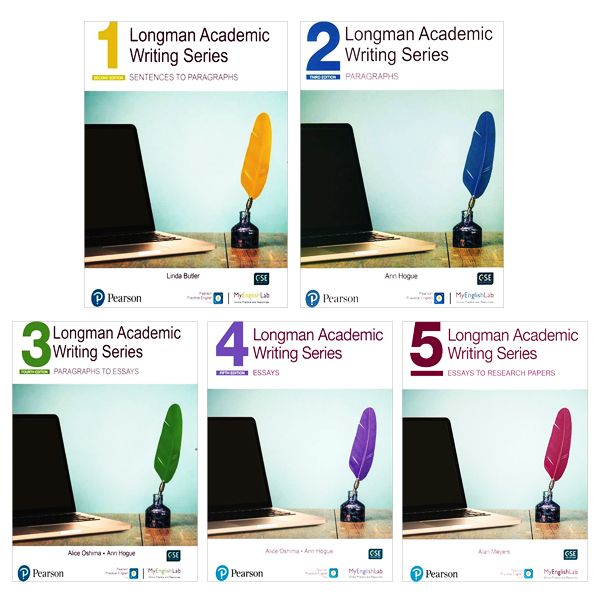 کتاب Longman Academic Writing Series اثر جمعی از نویسندگان انتشارات الوندپویان 5 جلدی