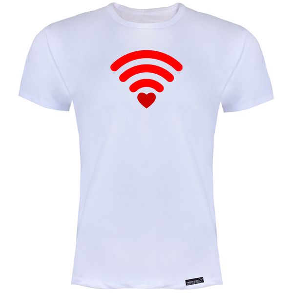تی شرت آستین کوتاه مردانه 27 مدل Wifi Love کد MH1804