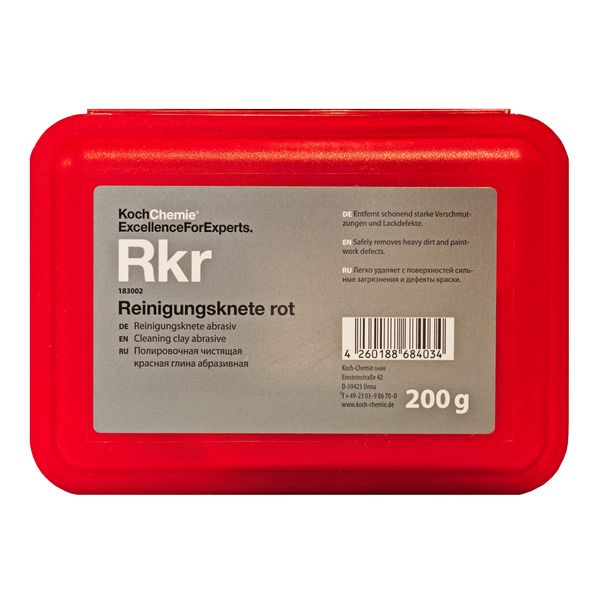 خمیر کلی خودرو کخ شیمی مدل RKr Reinigungsknete Rot کد F2022 وزن 500 گرم