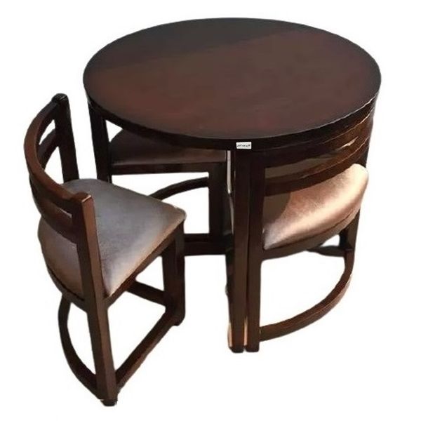   میز و صندلی ناهارخوری 4 نفره گالری چوب آشنایی مدل Ti100-005