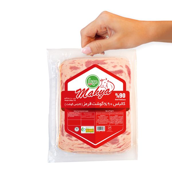 کالباس 90 درصد گوشت قرمز مهيا پروتئين - 250 گرم		