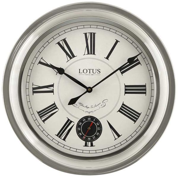 ساعت دیواری لوتوس مدل 17021 FREMONT -SIL