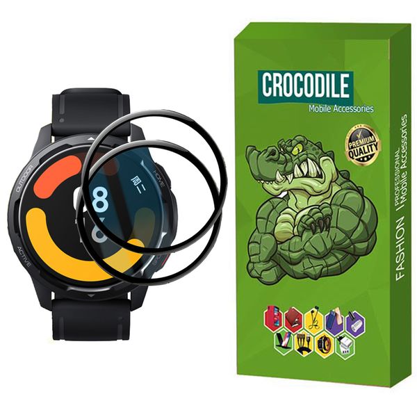 محافظ صفحه نمایش کروکودیل مدل C-PWM مناسب برای ساعت هوشمند شیائومی Mi Watch Color 2 بسته 2 عددی