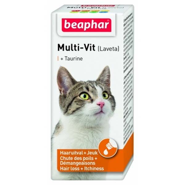 مولتی ویتامین گربه بیفار مدل multi vitamin liquid حجم 50 میلی لیتر