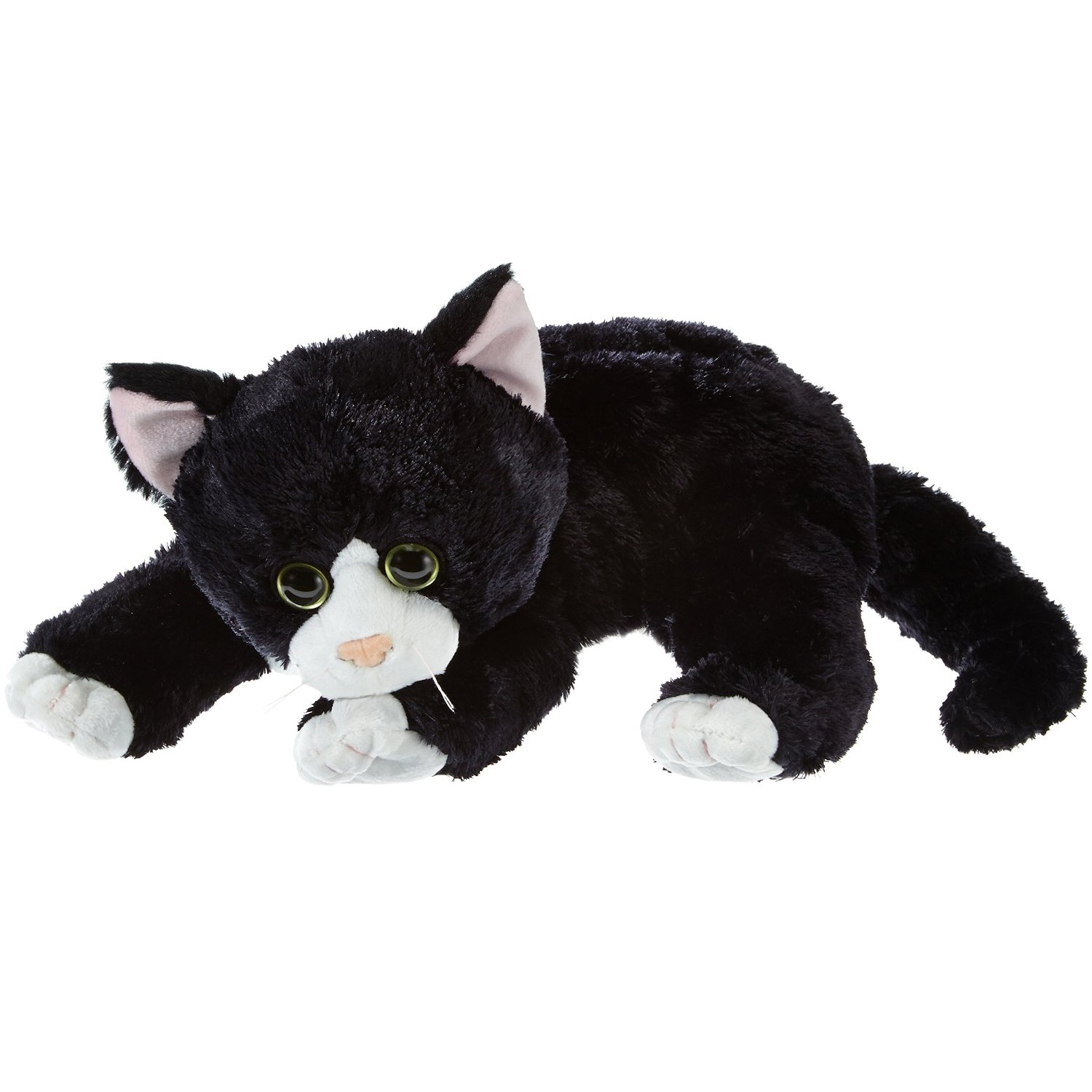 عروسک تی وای طرح گربه مدل Shadow The Black Cat کد SZ4/242 طول 33 سانتی‌متر