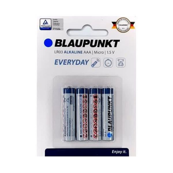 باتری نیم قلمی بلاپونکت مدل  EVERYDAY بسته 4 عددی