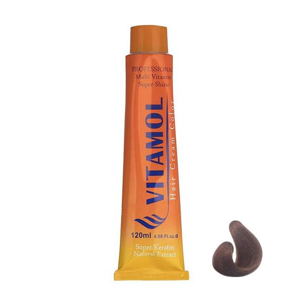 رنگ مو ویتامول شماره 7.8 حجم 120 میلی لیتر رنگ بلوند شکلاتی روشن