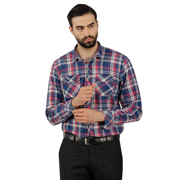پیراهن آستین بلند مردانه پاتن جامه مدل 102721020250276