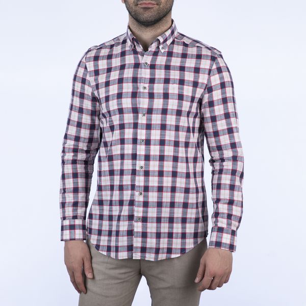 پیراهن آستین بلند مردانه ال سی من مدل 100504-168