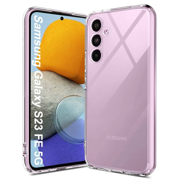 کاور مدل clear مناسب برای گوشی موبایل سامسونگ Galaxy S23 Fe