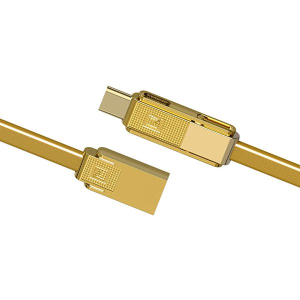 کابل تبدیل USB به لایتنینگ/MicroUSB/USB-C ریمکس مدل GPLEX3In1070TH طول 1 متر