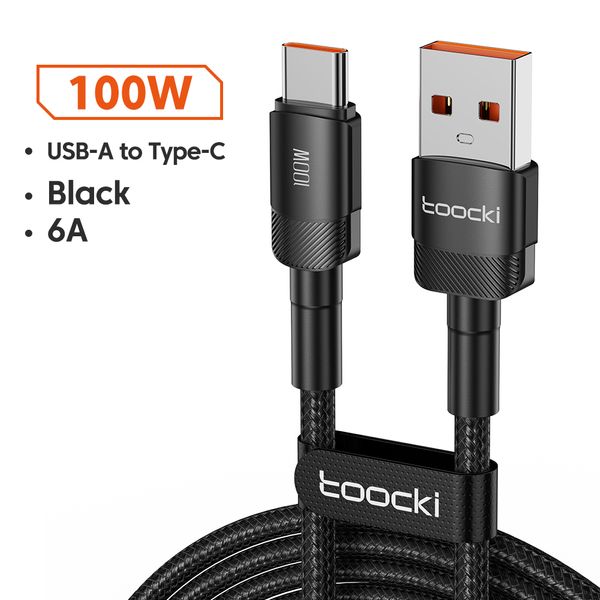 کابل تبدیل USB-A به USB-C توکی مدل TXCT-HYA01 - 100W طول دو متر 