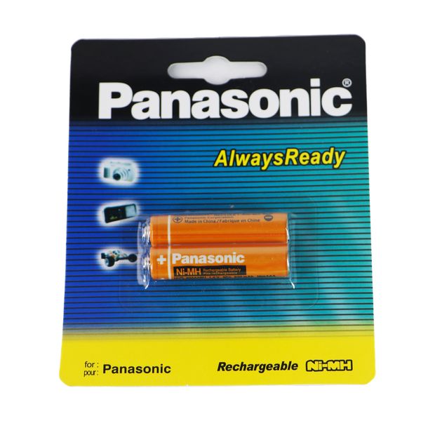 باتری نیم قلمی قابل شارژ پاناسونیک مدل ALWAYSREADY بسته دو عددی