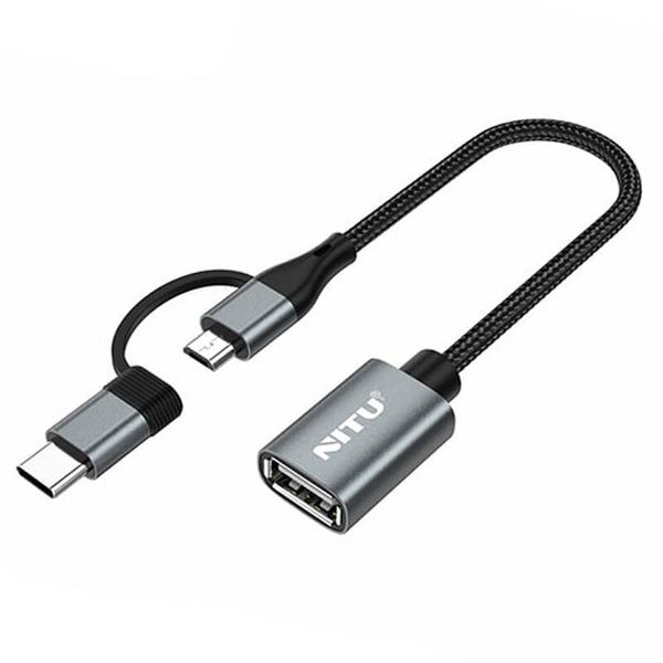 کابل OTG USB-C / microUSB نیتو مدل NT-CN20