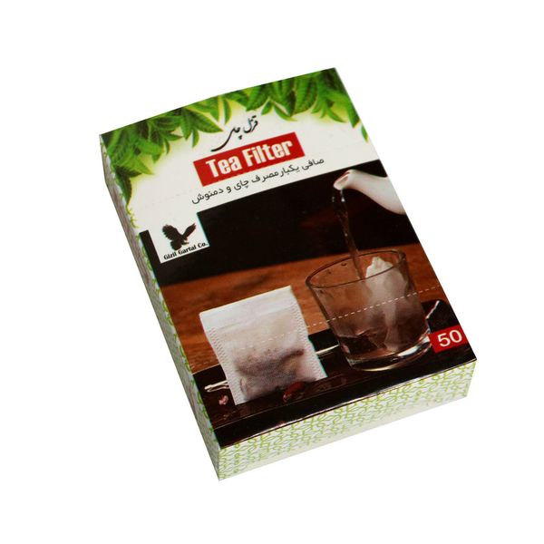 فیلتر چای قزل چای کد M14 بیست بسته 60 عددی