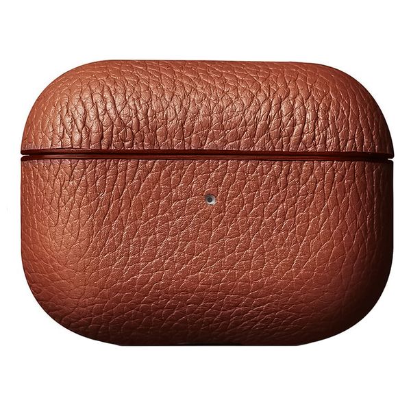 کاور کی فون مدل Leather مناسب برای کیس اپل AirPods Pro به همراه بند آویز