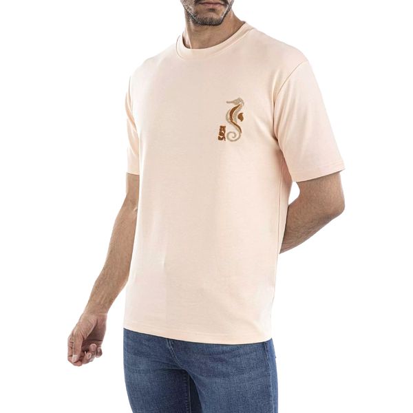 تی شرت آستین کوتاه مردانه جوتی جینز مدل یقه گرد کد 1551407