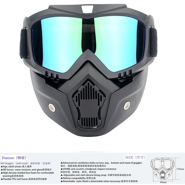 عینک موتور سواری مدل Goggles-09 