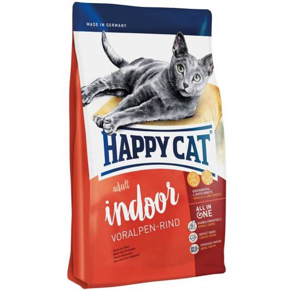 غذای خشک گربه هپی کت مدل indoor کد01 وزن 4 کیلوگرم