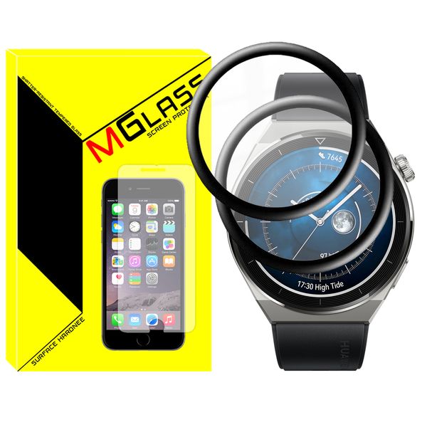 محافظ صفحه نمایش نانو ام‌گلس مدل Pmma-MG مناسب برای ساعت هوشمند هوآوی Watch GT3 Pro بسته دو عددی