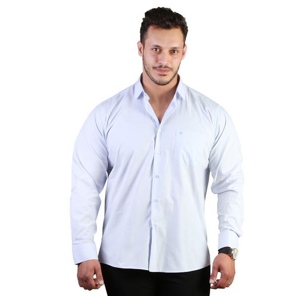 پیراهن آستین بلند مردانه برانگو مدل کلاسیک کد 7005